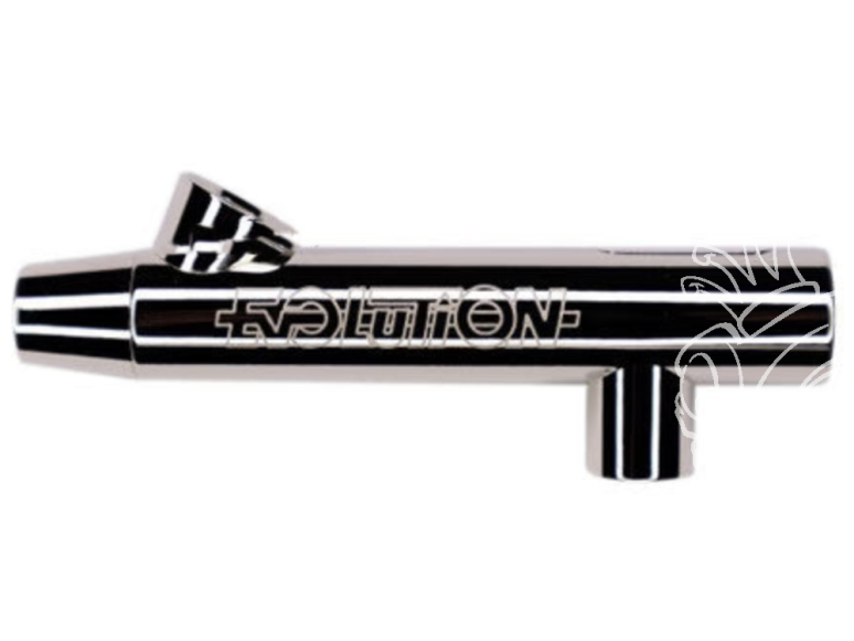 Harder & Steenbeck AEROGRAPHE 123423 Corps EVOLUTION, chrome système d'alimentation par gravité