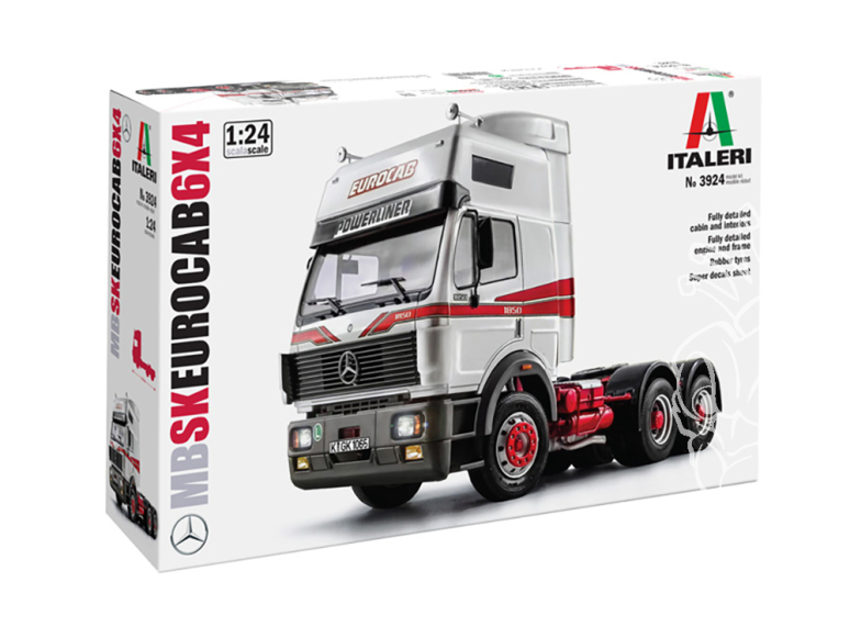 italeri maquette camion 3924 MERCEDES-BENZ SK EUROCAB 6x4 1/24