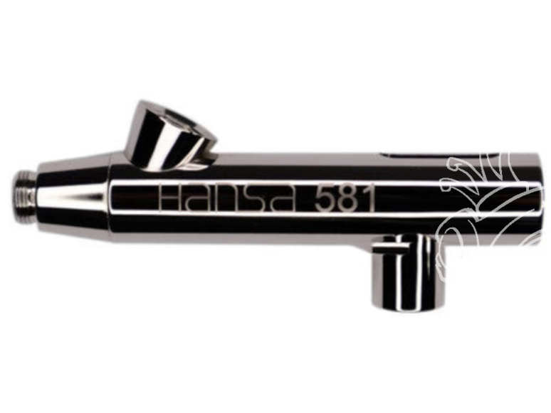 Harder & Steenbeck AEROGRAPHE 218453 Corps HANSA 581, chrome système d'alimentation par gravité