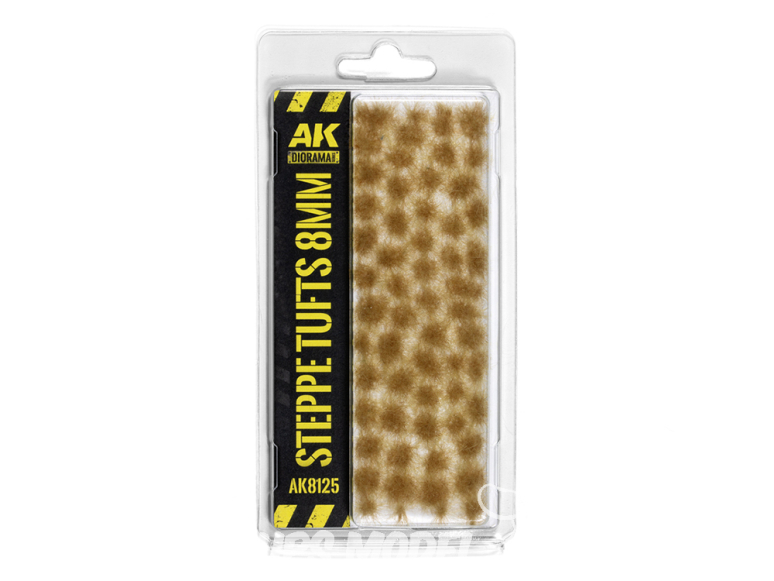 AK interactive Diorama Series ak8125N Touffes steppe 8mm