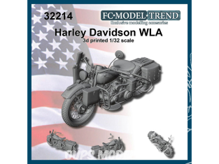 FC MODEL TREND maquette résine 32214 Harley Davidson WLA 1/32