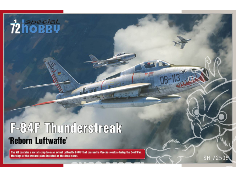 Special Hobby maquette avion 72505 F-84F Thunderstreak renaissance de la Luftwaffe 1/72