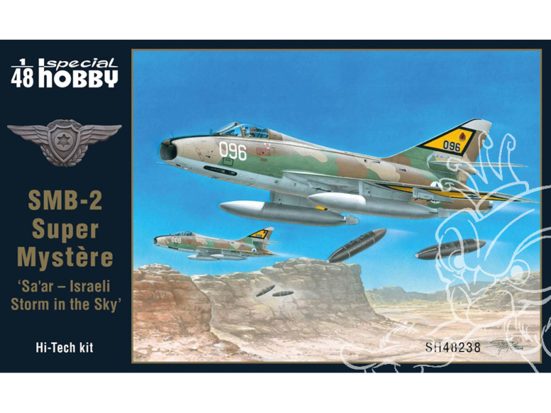 Special Hobby maquette avion 48238 SMB-2 Super Mystère 'Sa’ar Israeli Storm in the Sky' 1/48