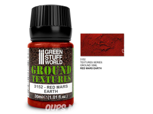 Green Stuff 505121 Texture Terre Mars Rouge 30ml