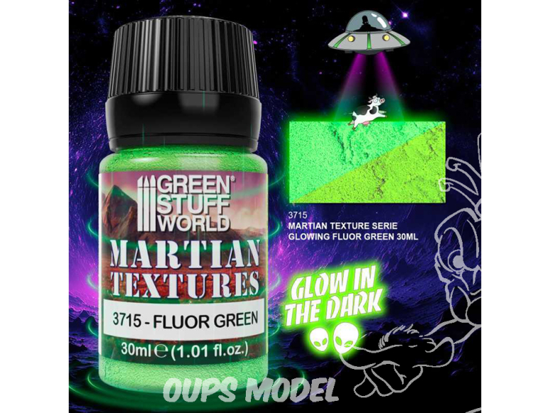 Green Stuff 510750 Texture Martienne Fluor Vert 30ml