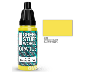 Green Stuff 4120 Couleurs opaques Blazing Yellow 17ml