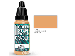 Green Stuff 4118 Couleurs opaques Light Tan 17ml