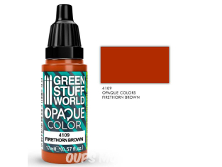 Green Stuff 4109 Couleurs opaques Firethorn Brown 17ml