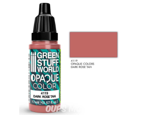 Green Stuff 4119 Couleurs opaques Dark Rose Tan 17ml