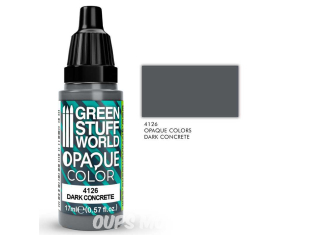 Green Stuff 4126 Couleurs opaques Dark Concrete 17ml