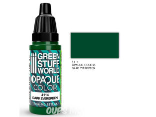 Green Stuff 4114 Couleurs opaques Dark Evergreen 17ml