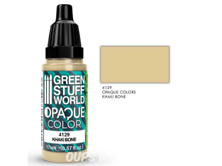 Green Stuff 4129 Couleurs opaques Khaki Bone 17ml