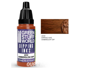 Green Stuff 4232 Dipping ink 17 ml Amberglow Dip