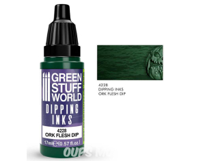 Green Stuff 4228 Dipping ink 17 ml Ork Flesh Dip