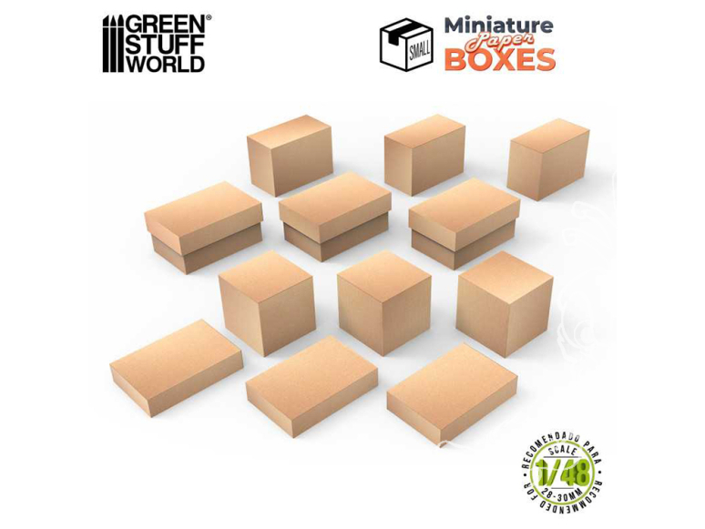 Green Stuff 12479 Boîtes miniatures - Petites 1/48