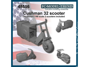 FC MODEL TREND maquette résine 48556 Scooter Cushman 32 1/48