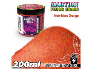 Green Stuff 12621 Herbe Martienne Fluor - Neo-Mars Orange - 200ml