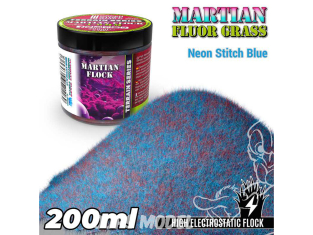 Green Stuff 12616 Herbe Martienne Fluor - Neon Stitch Blue - 200ml