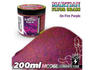 Green Stuff 12620 Herbe Martienne Fluor - On Fire Purple - 200ml