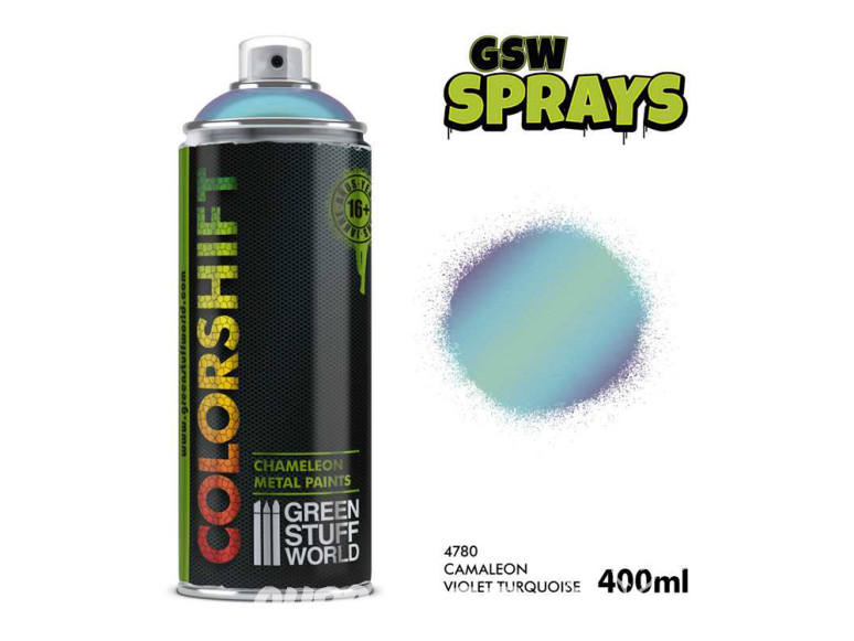 Green Stuff 4780 SPRAY Caméléon VIOLET TURQUOISE 400ml