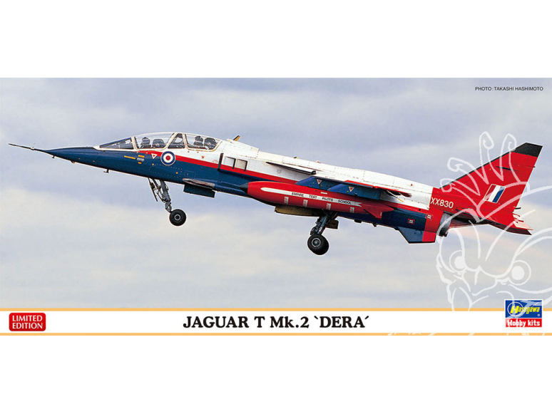 Hasegawa maquette avion 02459 Jaguar T Mk.2 DERA 1/72
