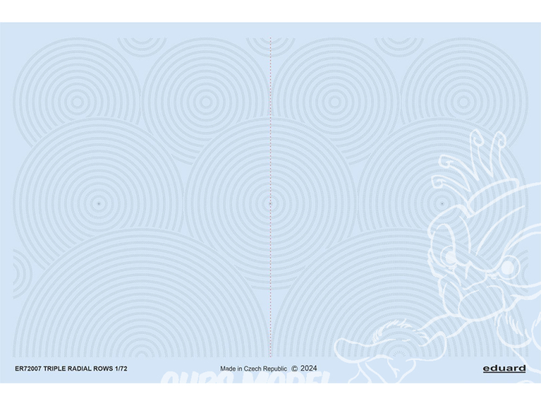 Eduard décalques ER72007 Rangées radiales triples 1/72