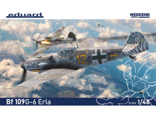 EDUARD maquette avion 84201 Messerschmitt Bf 109G-6 Erla WeekEnd Edition 1/48