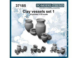 FC MODEL TREND accessoire résine 37185 Vases en argile Set 1 1/35