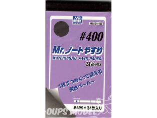 Mr Hobby MT501 Mr.Waterproof papier a poncer grain 400