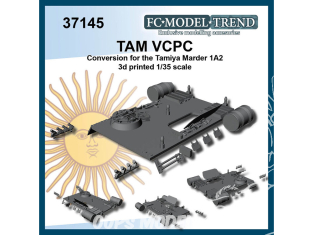 FC MODEL TREND accessoire résine 37145 Set de conversion TAM VCPC Marder 1A2 Tamiya 1/35