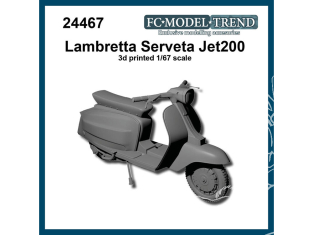 FC MODEL TREND maquette résine 24467 Lambretta Serveta Jet200 1/24