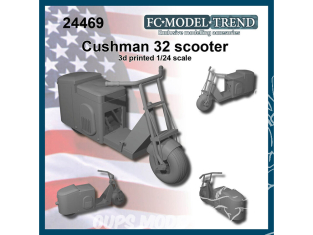 FC MODEL TREND maquette résine 24469 Scooter Cushman 32 1/24
