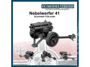 FC MODEL TREND accessoire résine 24451 Canon Nebelwerfer 41 1/24