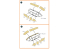 Clear Prop caches CPA72134 Masque à peindre Comet DH.88 sur &quot;papier kabuki jaune&quot; pour kits CP 1/72