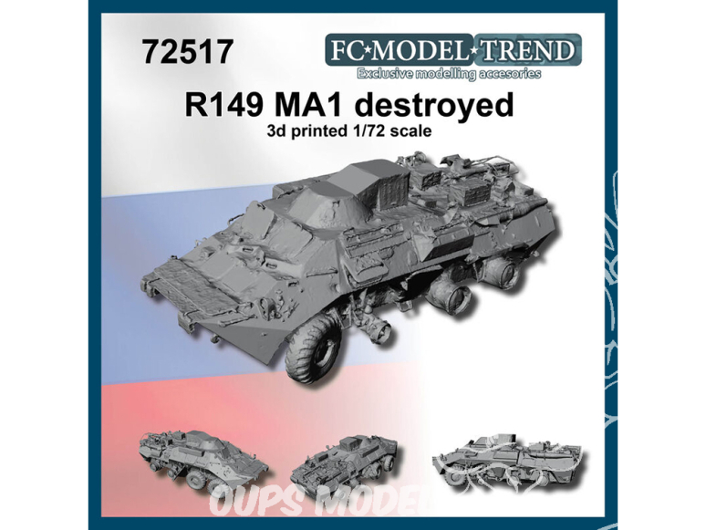 FC MODEL TREND maquette résine 72517 Epave R-149 MA1 1/72