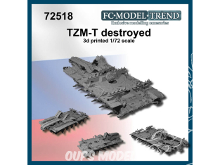 FC MODEL TREND maquette résine 72518 Epave TZM-T 1/72
