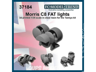 FC MODEL TREND accessoire résine 37184 Projecteurs Morris C8 FAT 1/35