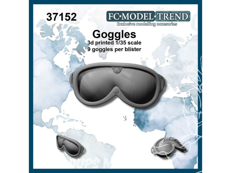 FC MODEL TREND accessoire résine 37152 Lunettes 1/35