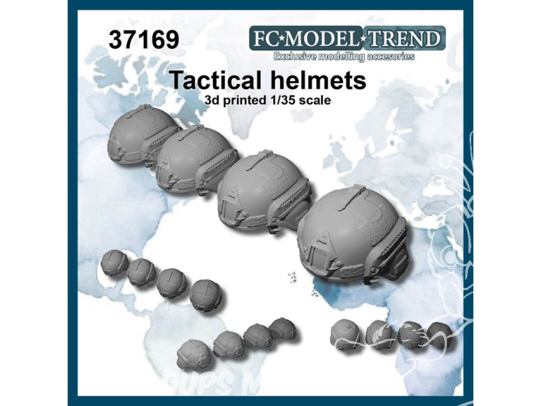 FC MODEL TREND accessoire résine 37169 Casques tactiques 1/35