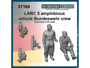 FC MODEL TREND figurine résine 37168 Equipage LARC V Bundeswehr 1/35
