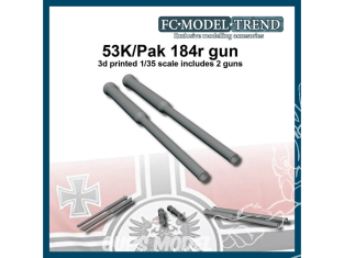 FC MODEL TREND accessoire résine 35986 Canon 53K/Pak 184r 1/35