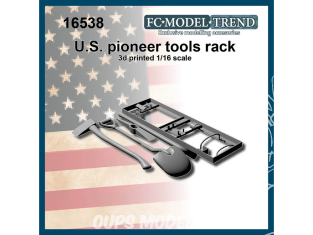 FC MODEL TREND accessoire résine 16538 Rack outils pionniers U.S. 1/16