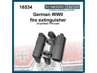 FC MODEL TREND accessoire résine 16534 Extincteurs Allemands WWII 1/16