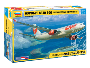 Zvezda maquette avion 7044 Avion de ligne Airbus A-330-300 1/144