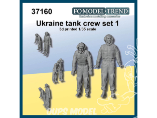 FC MODEL TREND figurine résine 37160 Equipage de char Ukrainien type 1 1/35
