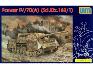 UM Unimodels maquettes militaire 553 Panzer IV/70(A) (DS.kfz.162/1) 1/72
