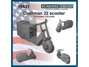 FC MODEL TREND maquette résine 16531 Scooter Cushman 32 1/16