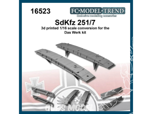 FC MODEL TREND accessoire résine 16523 Set de conversion Sd.Kfz 251/7 Das Werk 1/16