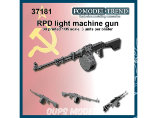 FC MODEL TREND accessoire résine 37181 RPD mitrailleuse légère 1/35