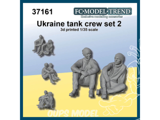 FC MODEL TREND figurine résine 37161 Equipage de char Ukrainien type 2 1/35
